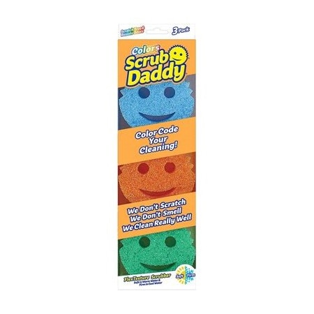 Scrub Daddy Scrub 3PK Colors Sponge SDC3CTX12